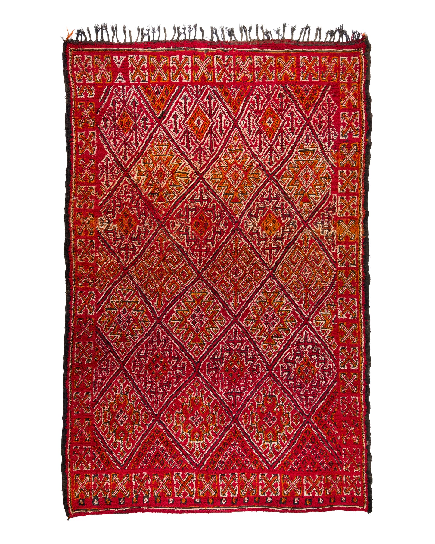 KASBAH "6,80 x 10,90 FT " / VINTAGE RUG